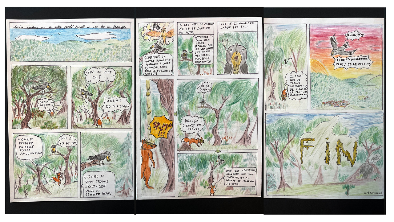 Comic Zeichnung Bandes dessines Jean de la fontaine2 Easy Resizecom